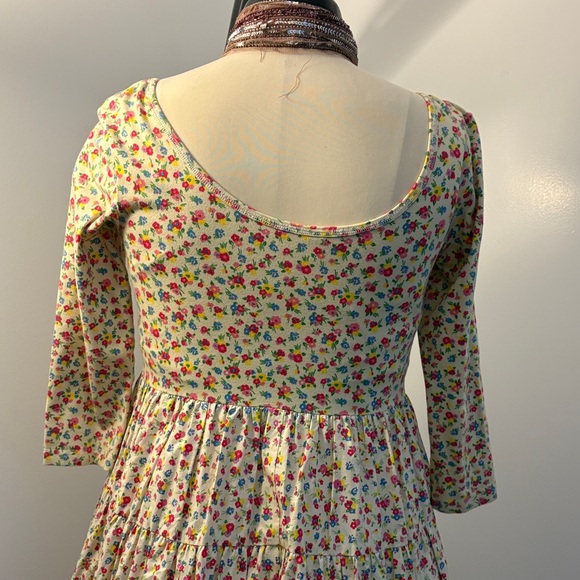 Rare Vintage Betsey Johnson Floral Midi Dress - Multicolor - Picture 8 of 10
